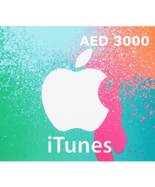 iTunes AED 3000 Card AE Key 